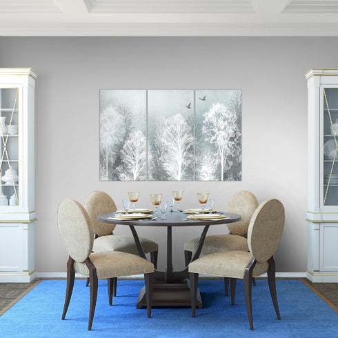 Wandbilder Wohnzimmer XXL Wald Moderne Bilder Abstrakt
